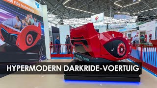 Nederlandse fabrikant komt met nieuw darkridevoertuig dynamic mover ETF Rides IAAPA Expo Europe [upl. by Lexis959]