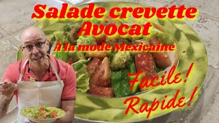 Salade de crevettes mangue et avocat [upl. by Barth]