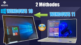 Comment déinstaller Windows 11 et revenir à Windows 10  【2 Méthodes】 [upl. by Aikin]