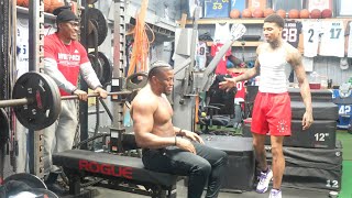 Working Out With NLE CHOPPA HILARIOUS [upl. by Nadaba488]