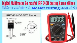 DM se Mosfet IRF540n testing Krna Shikhe irf540n irf540price nchannelmosfect [upl. by Yemirej]