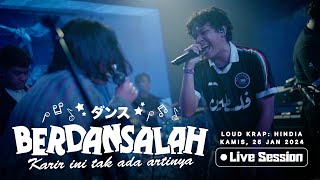 Hindia  Berdansalah Karir Ini Tak Ada Artinya Live Recorded Version at Krapela2024 [upl. by Nohsyt897]