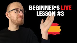 Lesson 3  Beginners course for the Spanish with Qroo Paul community [upl. by Aihsikal]