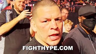 NATE DIAZ REACTS TO TEAMMATE AVILA BEATING TAYLOR ON PAULWOODLEY 2 SAYS HES BOXING amp LIKES CANELO [upl. by Akinirt]