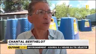 Environnement Kourou à lheure du tri sélectif  Guyane 1ère [upl. by Nilo]