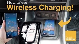 How To Use 2022 Hyundai Wireless Charging Pad  Fast Wireless Charging [upl. by Nirak]