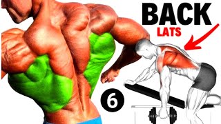 6 BEST EXERCISES FOR BIGGER BACK। BACK WORKOUT AT GYM FOR MEN। BACK EXERCISE।। [upl. by Rainah202]