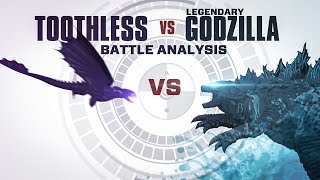 Toothless vs Godzilla Battle to the DEATHWho wins  3D Combat Analysis Breakdown [upl. by Yroger]