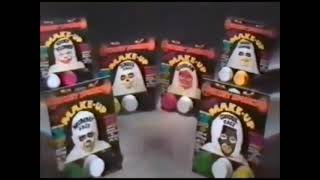 Kooky Spooks Halloween Creepy Creatures Makeup Kits Commercial 1984 [upl. by Ingrim959]