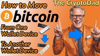 How to Move Bitcoin from one 🔒💼 Hardware Wallet ➡️ to Another 🔒💼Hardware Wallet [upl. by Tal]