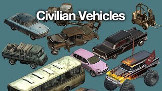 quotCivilian Vehiclesquot AddOn asset preview video [upl. by Hafital610]