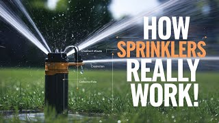 Why do sprinkler heads have to knock back and forth when irrigat farmland The principle is amazing [upl. by Joung]