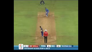 Dhoni finishes off in style [upl. by Orapma]