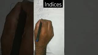 Indices ytshorts maths mathstricks education mathematics indices [upl. by Aerdnna]