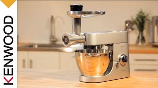 Kenwood Food Mincer AT950A  Kitchen Machine Attachment [upl. by Kceb549]