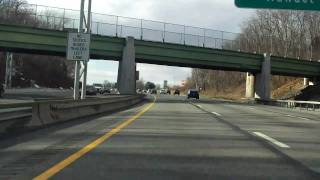 New York State Thruway Interstate 87287 Exits 10 to 14A northbound [upl. by Namron]