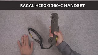 RACAL Handset H250 10602 used on PANTHERH manpack HF radio [upl. by Keily112]