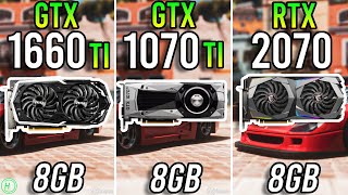 GTX 1660 Ti vs GTX 1070 Ti vs RTX 2070  Tested in 2024 [upl. by Acinorev]