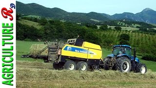 New Holland T 7050 amp BB 940 A Big Baler [upl. by Alethia]