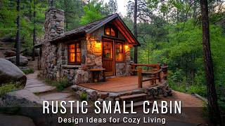 Rustic Elegance Small Cabin Design Ideas for Cozy Living [upl. by Astrea]