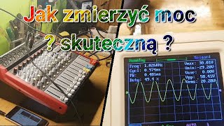 Pomiar mocy RMS Wzmacniacza audio [upl. by Ytoc]