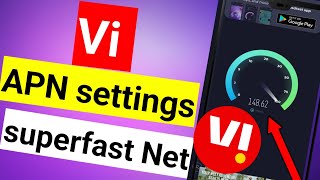 Vi apn settings for fast internet 😍 [upl. by Suoiradal39]