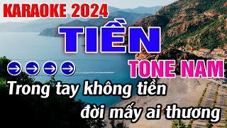 Tiền Karaoke Tone Nam Karaoke Đăng Khôi  Beat Mới [upl. by Ttereve]