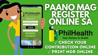 Paano Mag REGISTER ONLINE sa PHILHEALTH 2022  Tagalog Step by Step Tutorial [upl. by Ahsuas]