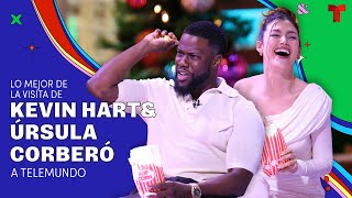 Kevin Hart y Úrsula Corberó Los mejores momentos de su visita a Telemundo  Telemundo [upl. by Broder]