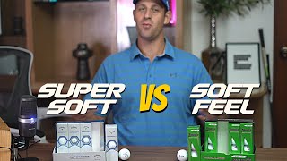 ✅ Callaway Supersoft Vs Srixon Soft Feel  Tried And Tested By Average Golfer [upl. by Leval187]