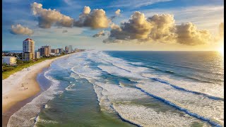 Walking around on The Sand of Daytona Beach Shores Florida [upl. by Kora]