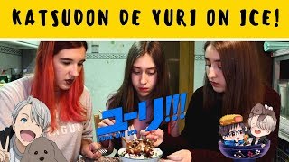 COCINANDO KATSUDON  TAZÓN DE CERDO DE YURI ON ICE  3otakusenraya [upl. by Nivalc]