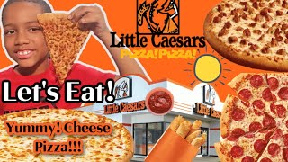 Little Caesars Cheese Pizza Review [upl. by Purington]