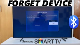 How To Remove Bluetooth Device From Samsung Smart TV  Forget Bluetooth Device [upl. by Concha]