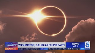 Viewers prepare for total solar eclipse 2024 [upl. by Torey369]