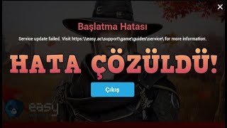 EAC BAŞLATMA HATASI  EAC Kaynaklı Oyuna Giriş Hatası Çözümü [upl. by Fortunna692]