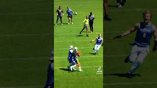 Tristan Sickinger 👀🌊🫵🏿 football highlights flagfootball americanfootball nfl YELAWOLF [upl. by Jeffie]