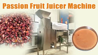 See How Quickly a Passion Fruit Juicer Can Be Pressed to Get Pure Passion Fruit Juice [upl. by Berky]