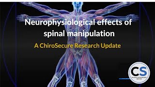 Neurophysiological effects of spinal manipulation [upl. by Oinimreh]