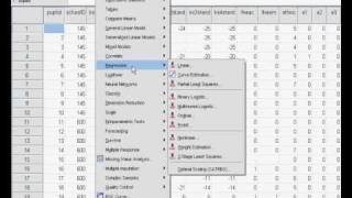 1 Multiple Linear Regression using SPSSPASW Example 1 [upl. by Mun610]