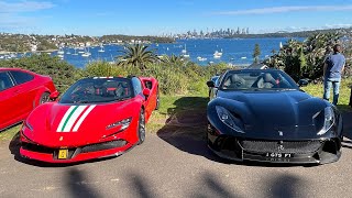 BEST SUPERCARS IN SYDNEY  HIGHLIGHTS FROM THE VAUCLUSE CAR CLUB [upl. by Marlen]