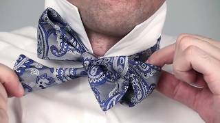 How to Tie a Bow Tie Mirrored Version [upl. by Lodi]