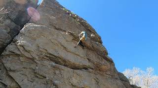 Colorado  Poudre Canyon  Poudre Practice Rock  Forgotten Panel 512a [upl. by Carolus270]