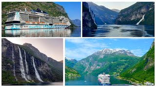 MSC EURIBIA Norway Cruise  Surprise from the Captain  Cruise through GEIRANGERFJORD [upl. by Wende]