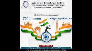 75th Republic Day Celebration 202324 DAV PUBLIC SCHOOL GANDHIDHAM [upl. by Reginald]