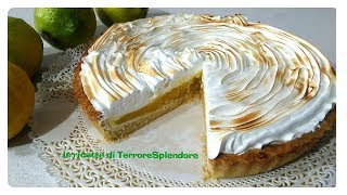 Crostata con curd al limone e meringa italiana  Lemon Meringue Pie [upl. by Eiro]