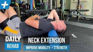 Improve your Neck Extension Mobility and Strength  Tim Keeley  Physio REHAB [upl. by Stalder]