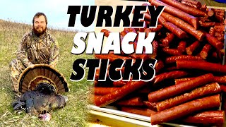 WILD TURKEY SNACK STICKS  How to make Turkey Snack Sticks [upl. by Resiak]