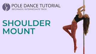 Pole Trick Tutorial Shoulder Mount Beginner [upl. by Krein]