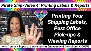 Pirate Shipping Video 4 Printing Single and Multiple Shipping Labels and Viewing Shipping Reports [upl. by Padgett]